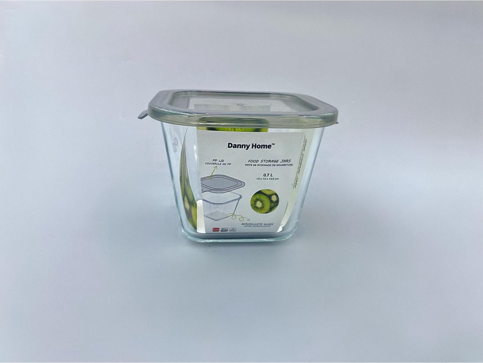 Boite de conservation ronde en borosilicaté